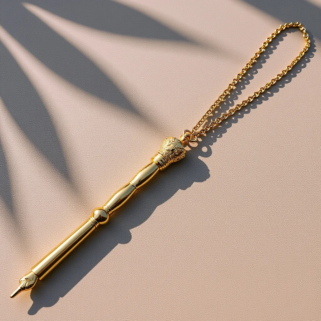 

Reading Pointer Tool with Chain Vintage Style Pointer for Synagogue Scripture Use Jewish Gift