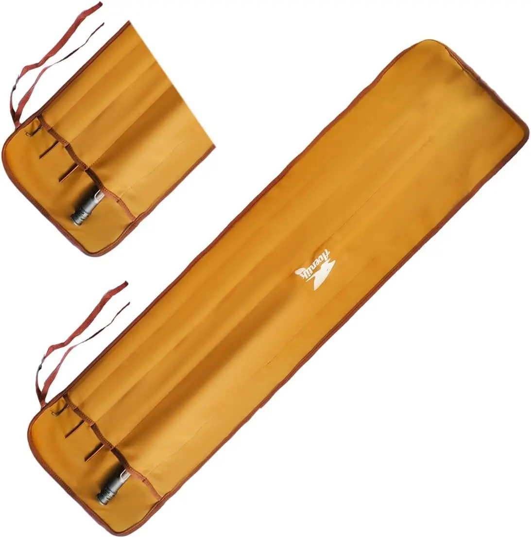 Aventik Neoprene Fly Rod Sock Fishing Rod Sleeve Cover Pole Sock Glove Protector Bag Pouch with 5 Compartments