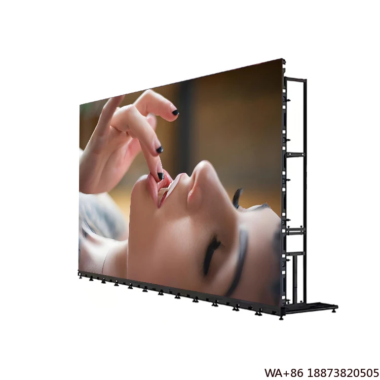 LED 디스플레이 2025 야외용 P5.95 렌탈 4K IP65 방수 1200cd/m 스크린 캐스트 알루미늄 무대 배경 패널