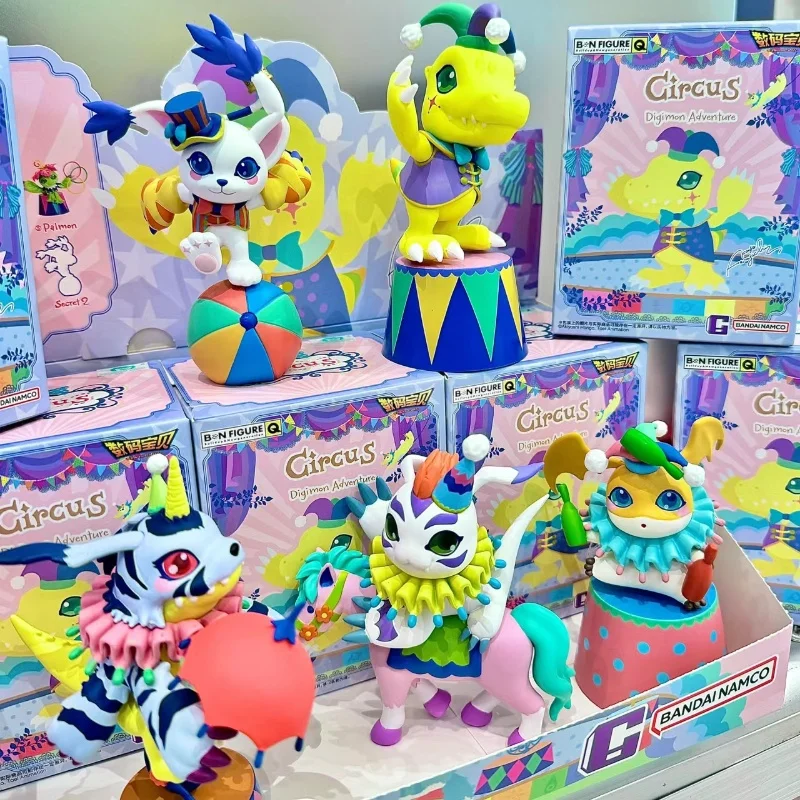 

Digimon Adventure Circus Series Action Figure Collectible Souvenir Anime Figures Surprise Ornament Decoration Kid Surprised Gift