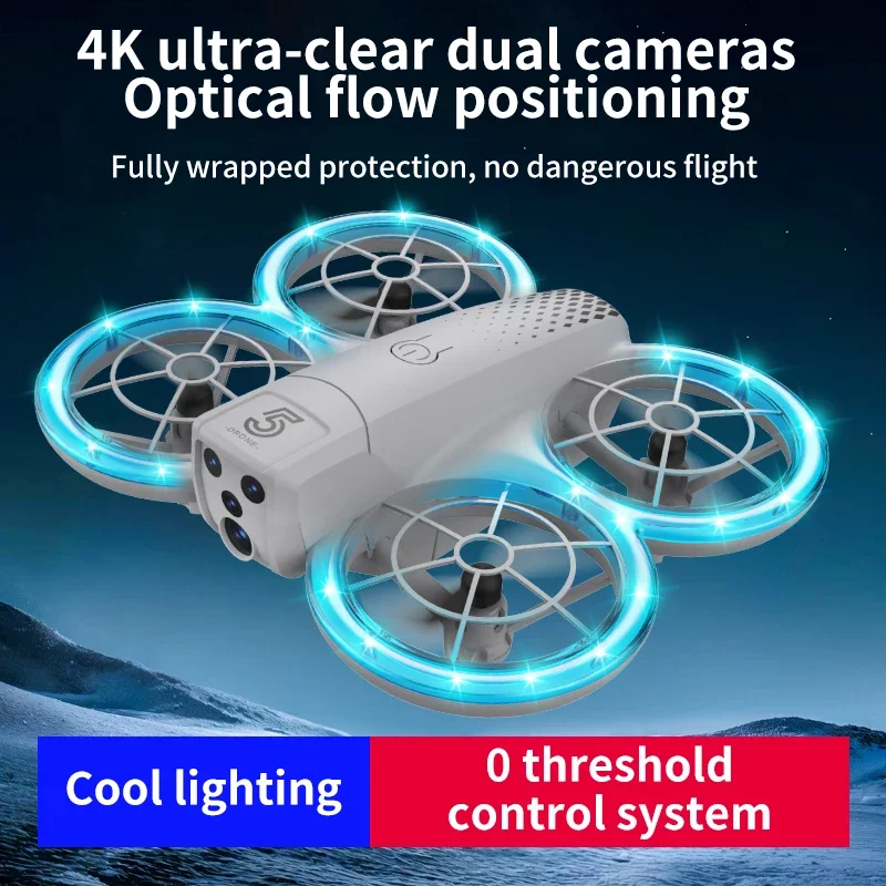 CZ05 Mini Drone Travel Remote Control Aircraft with Optical Flow Dual Camera for Aerial Photography Dron Toys for Boys Kids Gift
