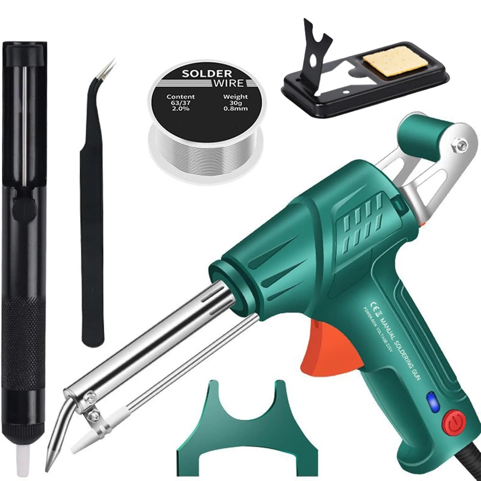 

Hot Automatically Iron Welder Electric Soldering Gun Multi-Function Hand-Held Internal Heating Send Tin Welding Repair Tools