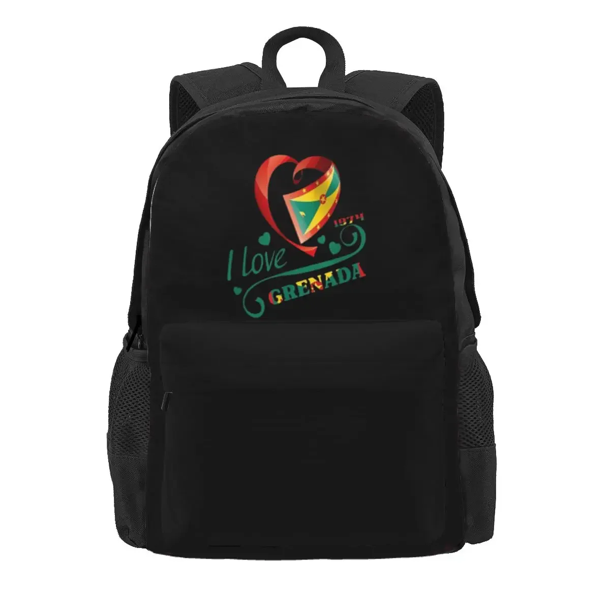 Grenada Independence Day Backpack Daypack Large Capacity Boys Girls BookBag School Bag Shoulder Bags for Men Women