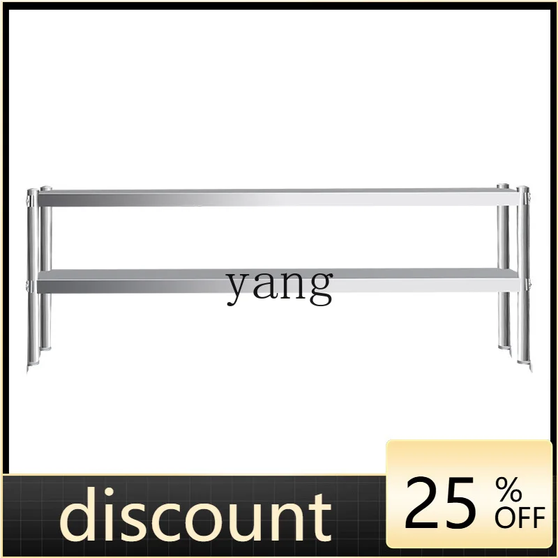 LMM stainless steel countertop vertical frame workbench operation table shelf freezer milk tea desktop