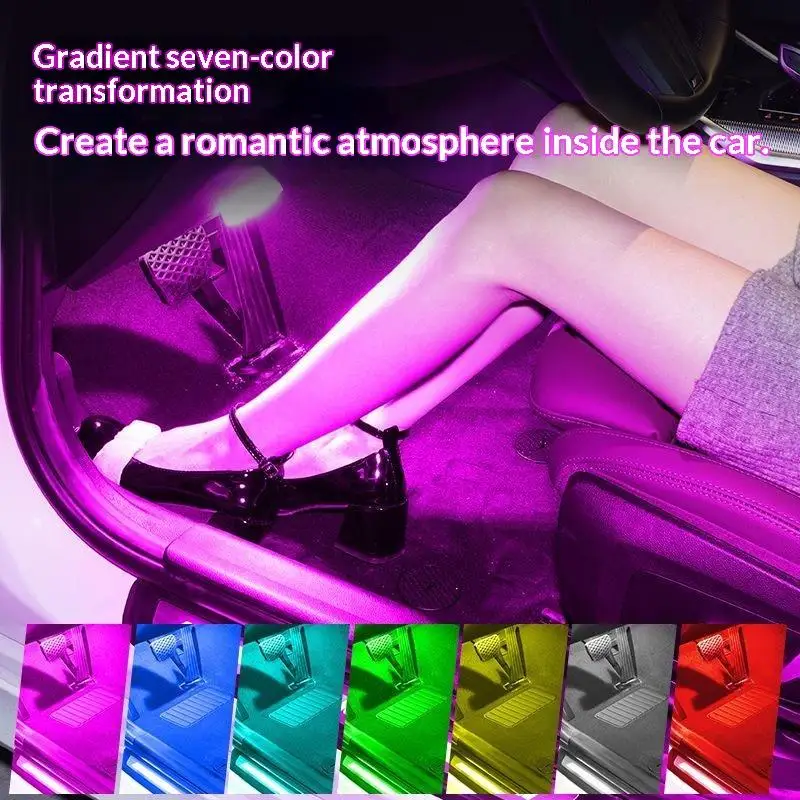 USB Rechargeable LED Car Touch Light Wireless Auto Roof Ceiling Reading Lamp for Car Interior Night Lighting