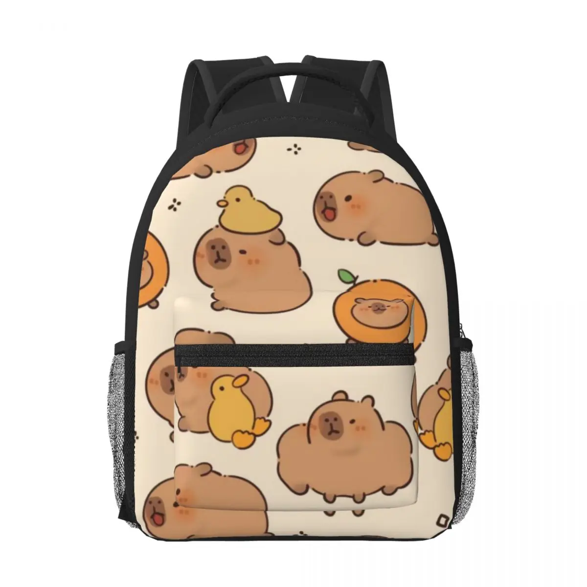 Cute Capybara New Fashionable For Girls Boys Large Capacity Student Backpack Lightweight waterproof Backpack 17inch