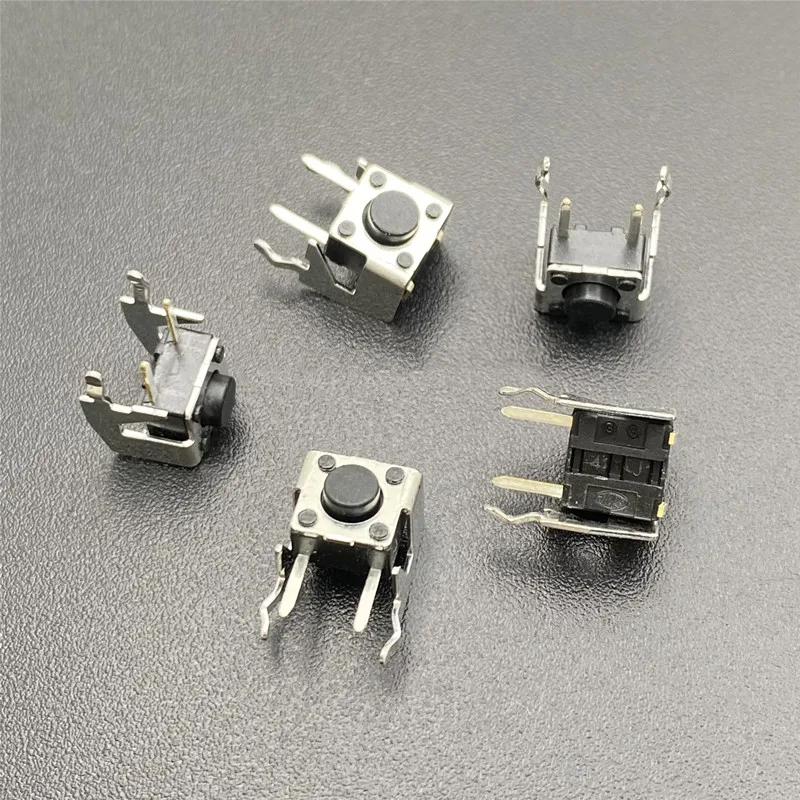 20PCS ALPS SKHHLMA010 touch button switch 6*6*3.8 side press with bracket 2 feet