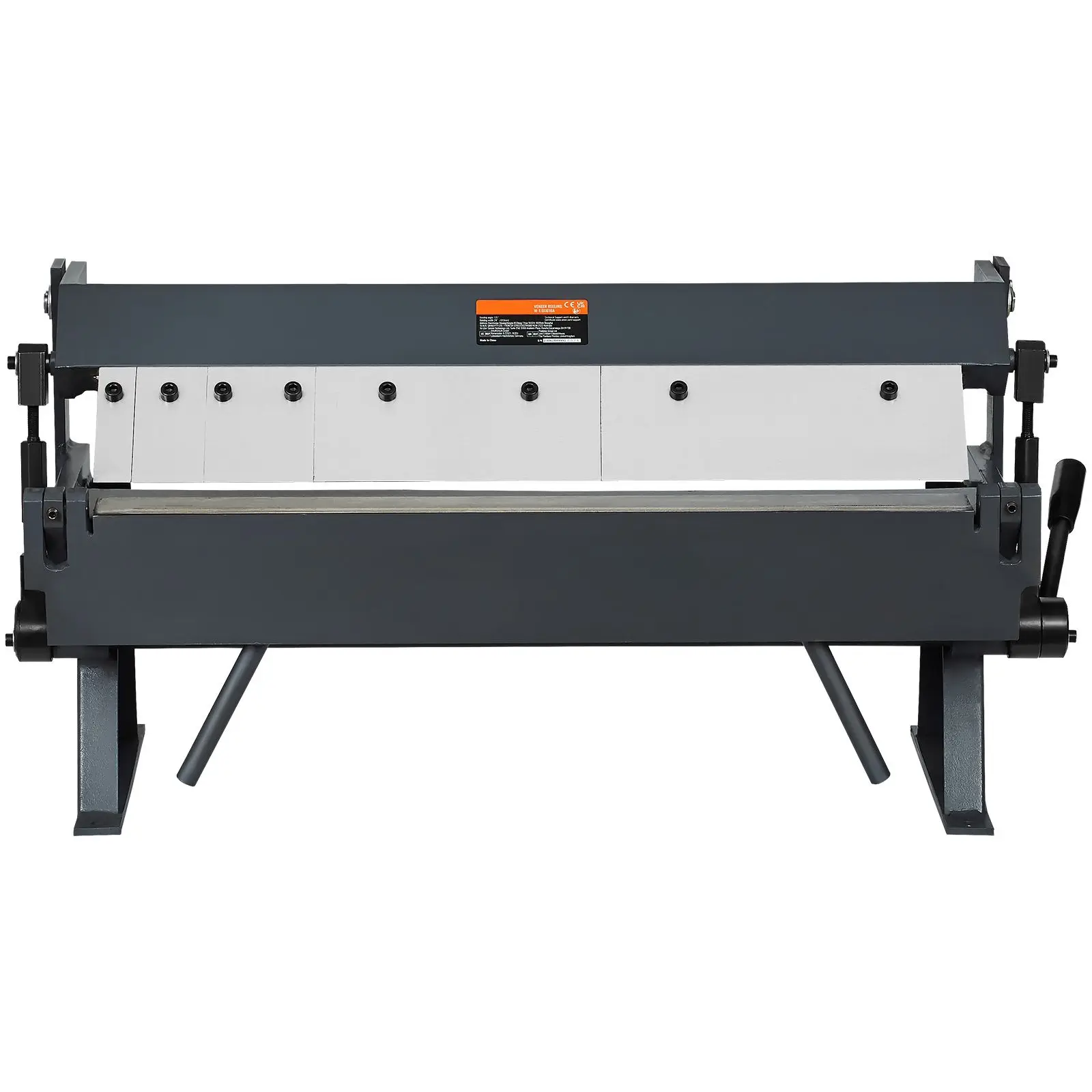 Box and Pan Brake, 24-Inch, 0-130 Degrees Sheet Metal Bending Brake, Portable Metal Bender with 20 Gauge Low Carbon Steel 14