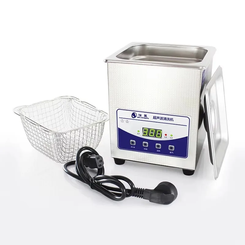 

Commercial Ultrasonic Cleaner 2L Large Capacity Stainless Steel with Heater and Digital Timer for Dental Lab Hospital Instrument