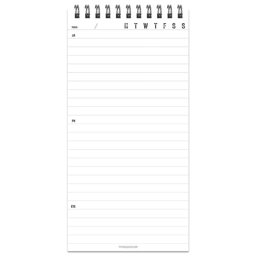 Agenda a data aperta 130 fogli Rilegatura a filo Organizzatore giornaliero Promemoria pomeridiano mattutino Copertine durevoli Fascia elastica 4x8,5