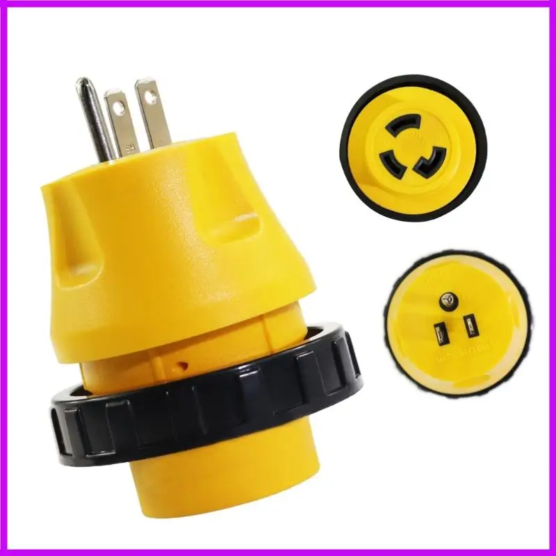 R9CC Weatherproof Motorhome Adapter Plug With Intelligent Compatibility For Harsh Environments