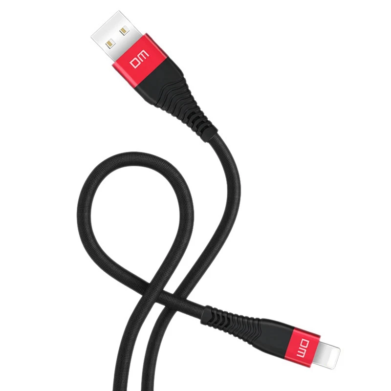 สายเคเบิลข้อมูล SL001สายชาร์จ USB สายชาร์จ2.4A ชาร์จ/ถ่ายโอนข้อมูล1.2เมตรสายชาร์จสำหรับ iPhone