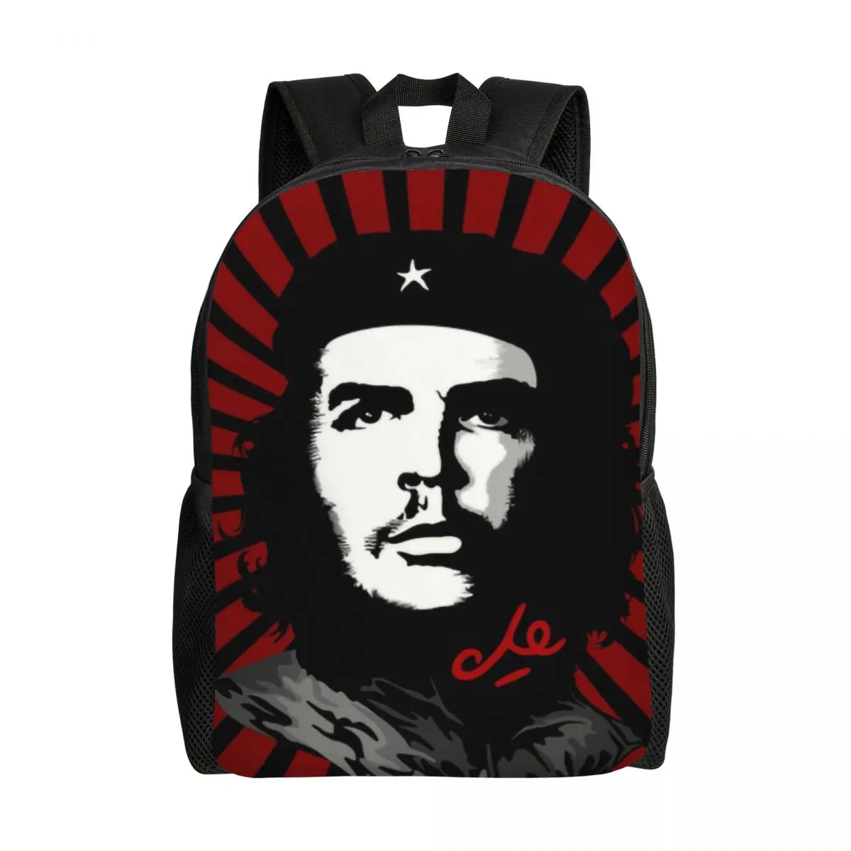

Che Guevara Travel Backpack Women Men School Computer Bookbag Street Art College Student Daypack Bags