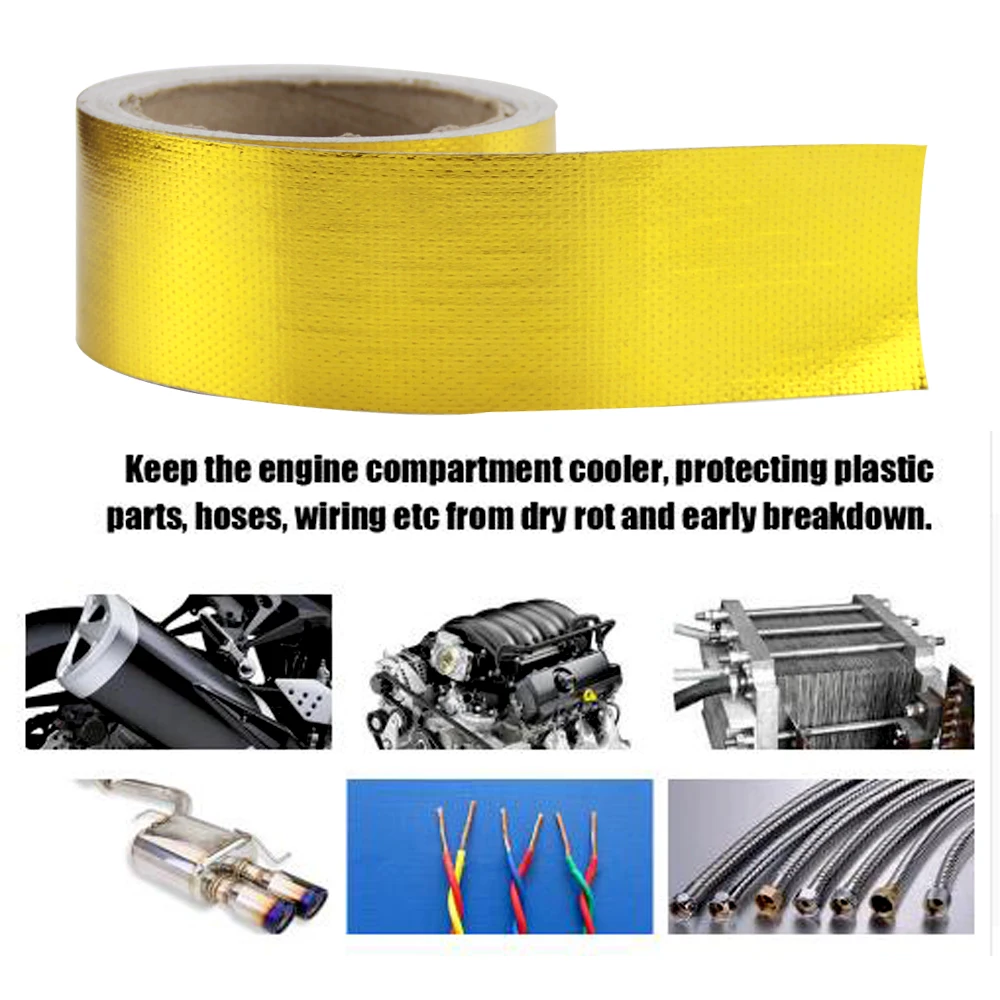 

Aluminium Foil Tape 500x5x0 1cm High Temperature Resistant Sealing Adhesive Wear Proof Heat Insulated Moisture Proof