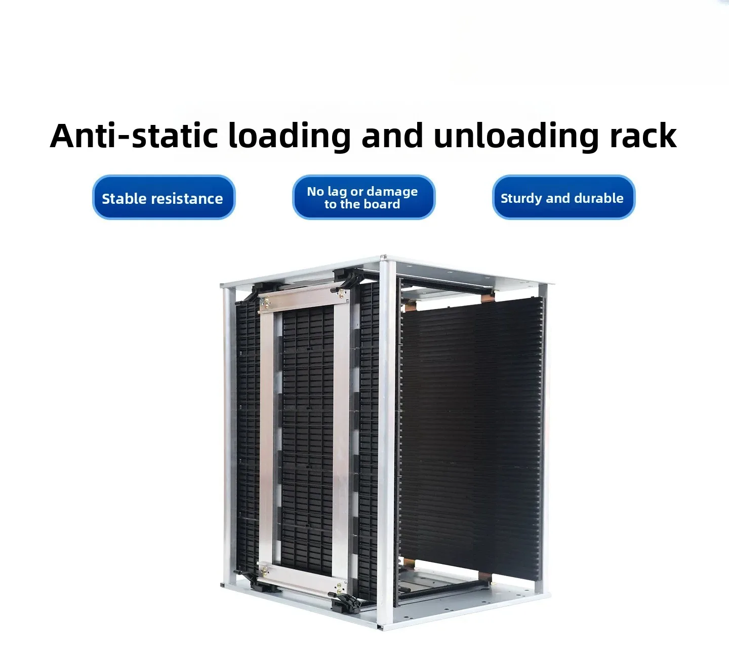 unloading rack, high temperature resistant PCB substrate turnover box, aluminum alloy 50-layer circuit board frame
