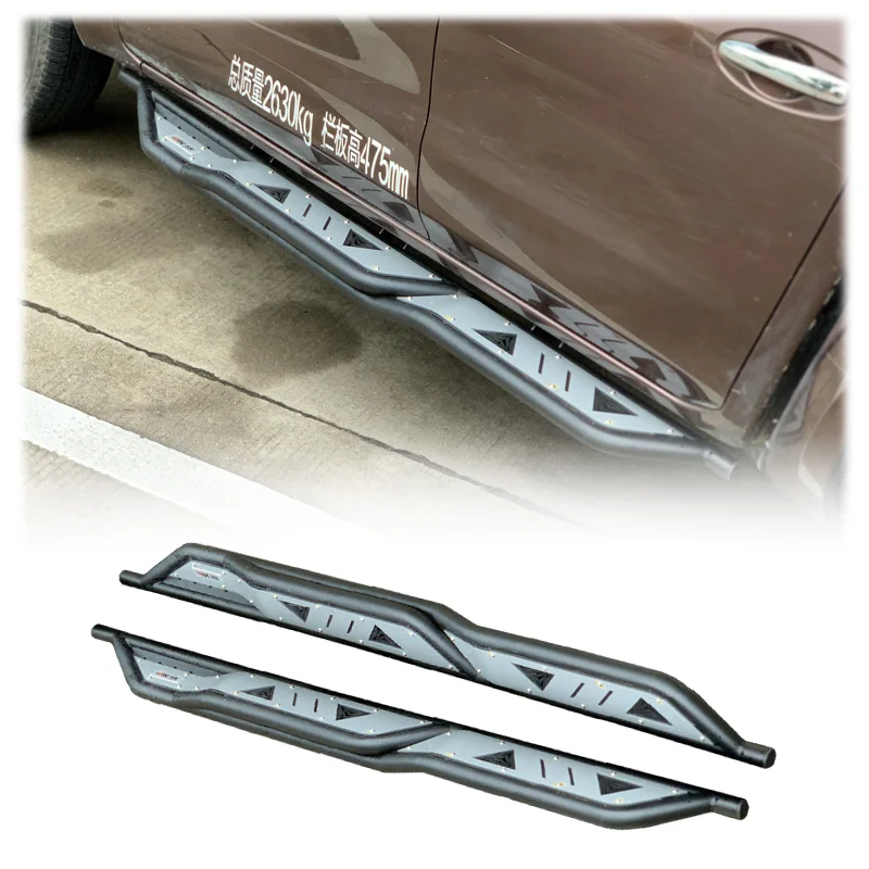 

High Quality NP300 Navara 2014-2019 Pick-up Side Step Steel Running Boards Premium Offroad Exterior Accessories NISSAN Vehicles