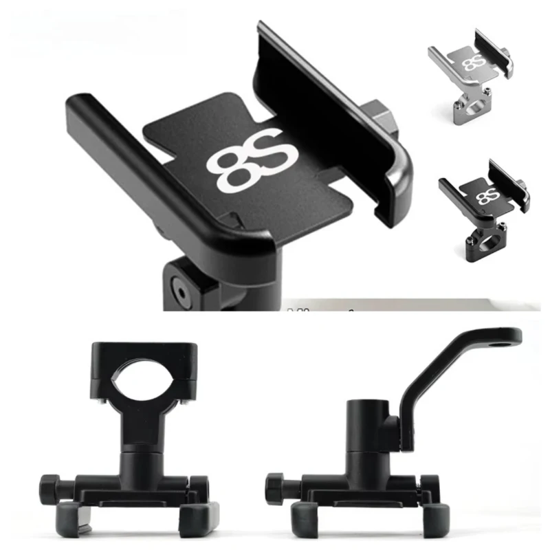 For SUZUKI GSX-8S GSX8S GSX 8S 2023 2024 2025 Motorcycle CNC Accessories Handlebar Mirror Mobile Phone Holder GPS Stand Bracket