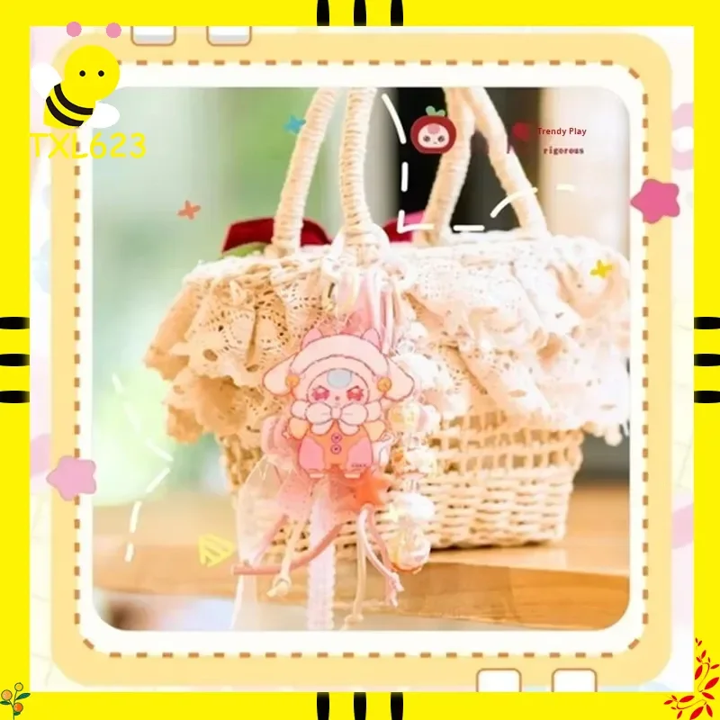 

Baby Three Love Chain Time Blind Box Keychain 9Pcs Cute Cartoon Pendant Creative Decoration Bag Accessory Birthday Gift