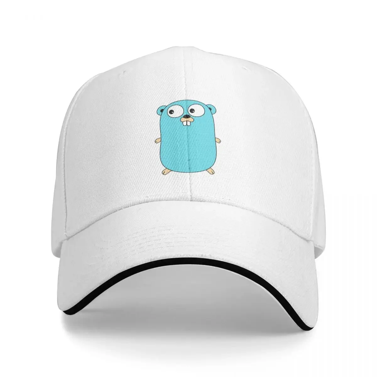 Go Golang Gopher Cap Fashion Casual Baseball Caps Adjustable Hat Hip Hop Summer Unisex Baseball Hats Customizable Polychromatic