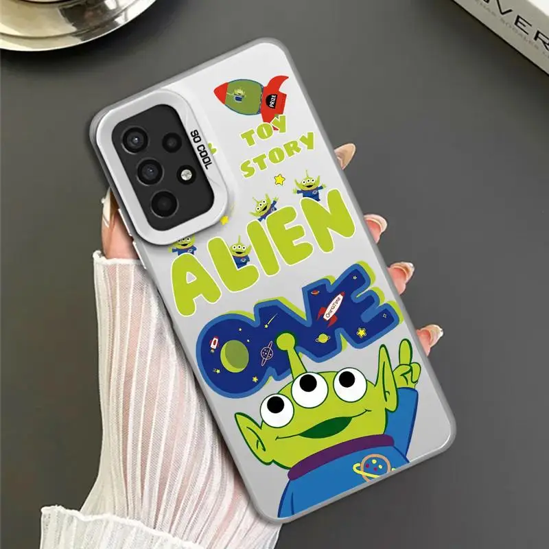 Phone Case for Samsung Galaxy A35 A34 A33 A32 A24 A23 A22 A14 A13 A12 5G Silicone Soft Shell Toy Story Woody Lotsos Mirror Cover