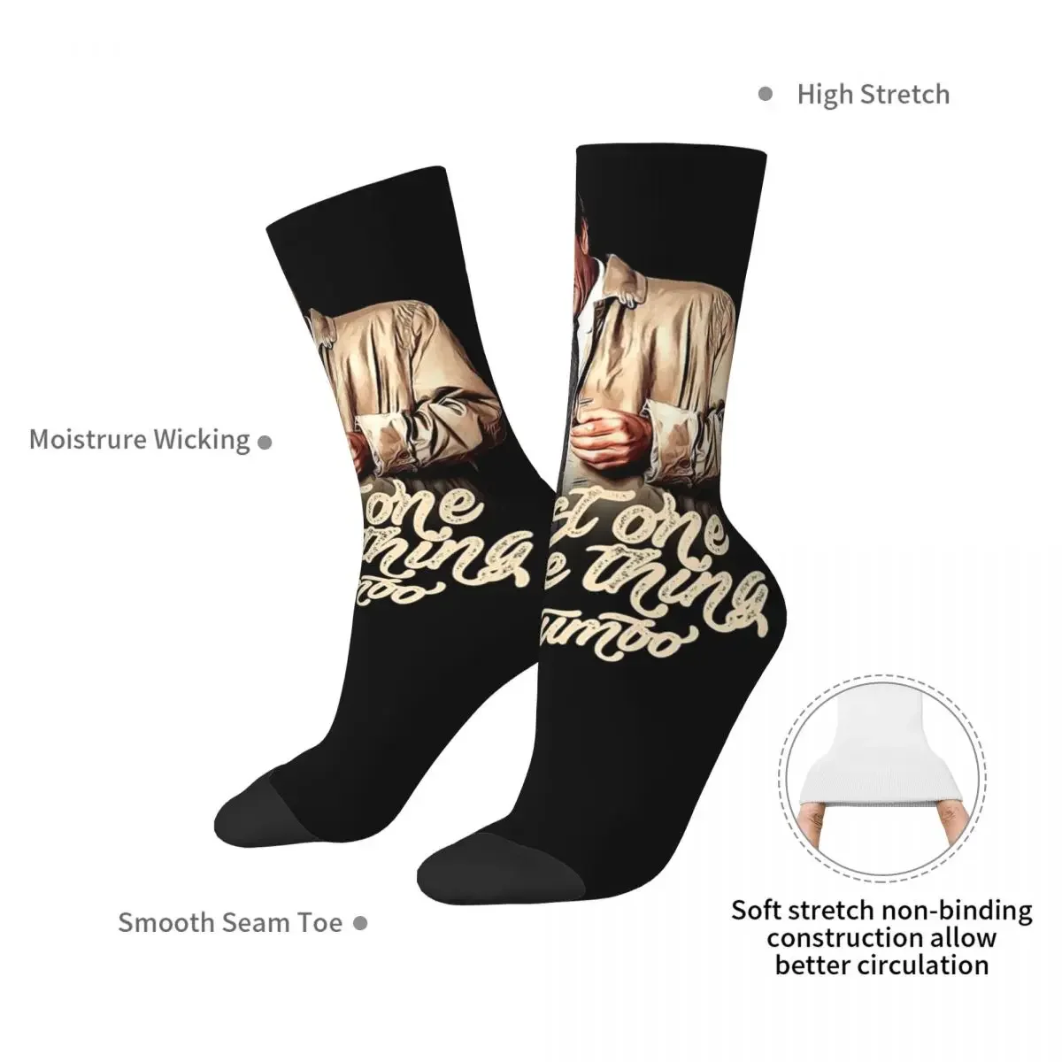 Columbo - Peter Falk Socks Harajuku Super Soft Stockings All Season Long Socks Accessories for Man's Woman's Gifts