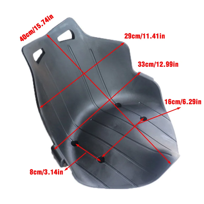Diy Plastic Seat For Children Kart Hoverboard Seat Cushion Compatible with for Hoverkart Replacement Parts Modified Accessories