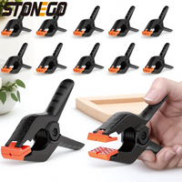 10Pcs Plastic Spring Clamps 2inch 4inch Heavy Duty Rustproof Strong Grip for Woodworking Crafting Projects