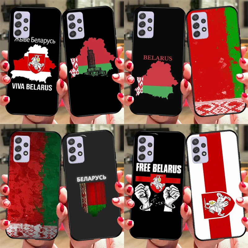 Republic Belarus National Flag Case For Samsung A54 A34 A24 A14 A51 A71 A12 A22 A32 A52 A72 A73 A33 A53 A13 Back Cover