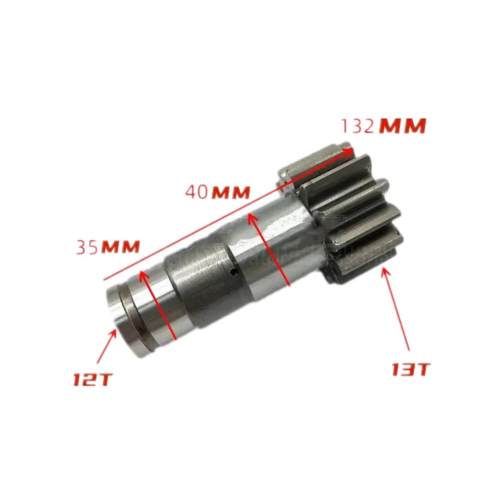 2-16DOS-E3 For 301.5 301.7 302 303CR 306 307 308 Rotary Steering Vertical Shaft Gear Center Gear Pinion Shaft Excavator Parts