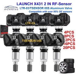 LAUNCH X431 2 In 1 TPMS RF-Sensor 315 & 433MHz Automotive Car Tire Pressure Repair Tool Support Tire Pressure Programming