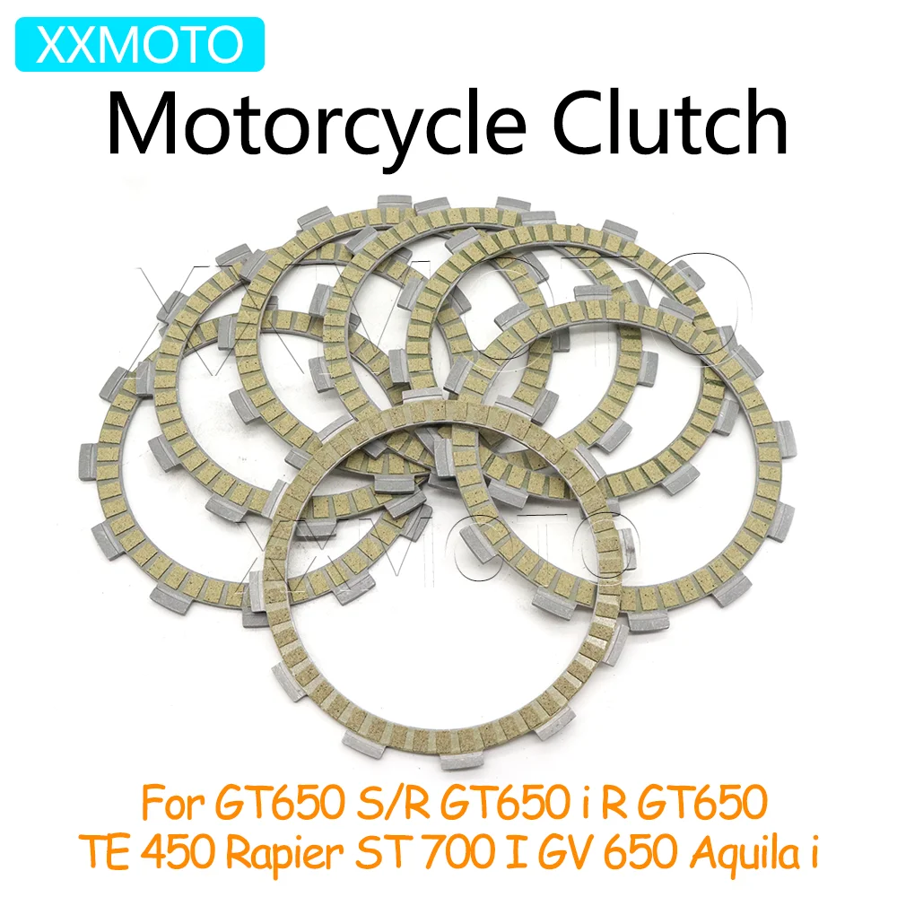 

For Hyosung TE 450 Rapier GT650 S R i GV650 Aquila i ST 700 I GT GV 650 Motorcycle Clutch Plates Friction Kits Accessories