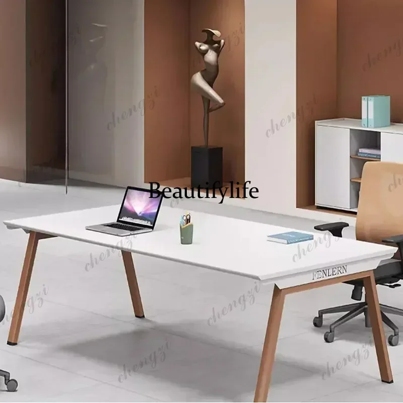 A74Designer Reception Office Desk Desk Study Storage Computer Table Office Desk Multifunctional Mesas Escritorio Trendy Furni