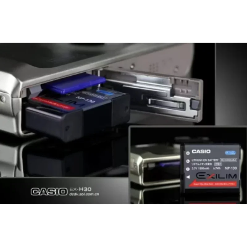 100% oryginalne 1800mAh dla CASIO NP-130 EX-H30 H35 ZR100 ZR200 ZR300 ZR400 ZR410 ZR700 ZR1000 ZR1500 ZR2000 ZR5500 bateria do aparatu
