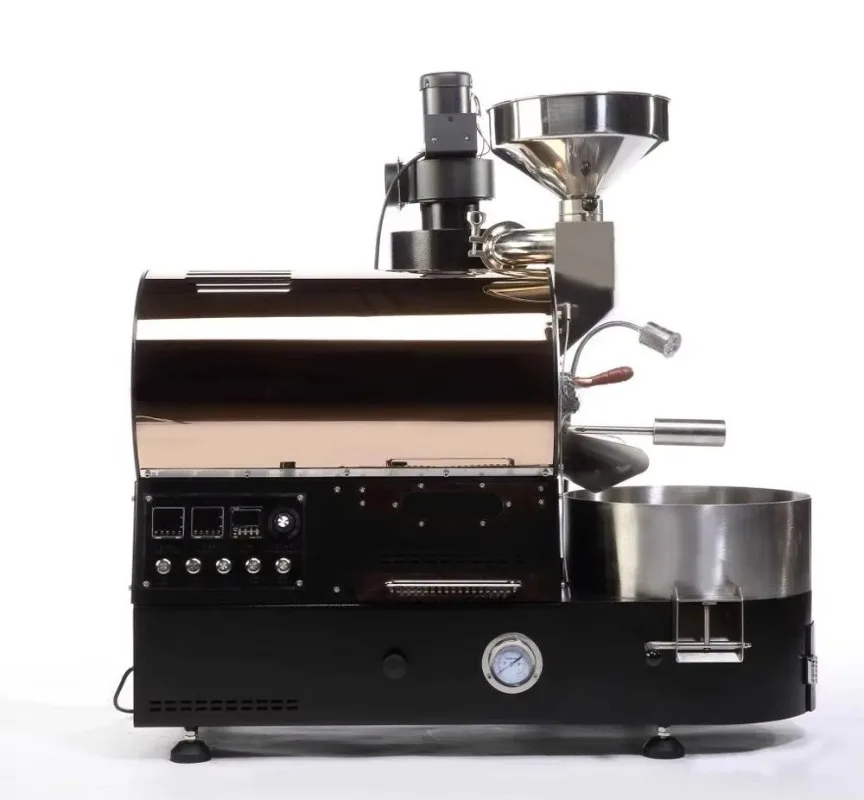 Commercial Gas Coffee Roaster 1kg 220V Stainless Steel Roasting Machine with Great Price for Shop Custom