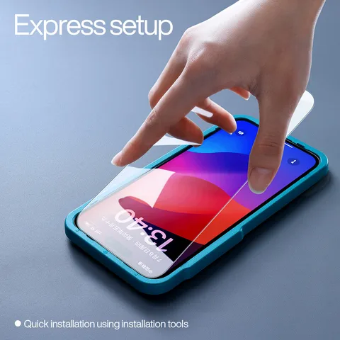 Защитная пленка SmartDevil для iPhone 13-17 Pro Max, закаленное стекло — пример использования