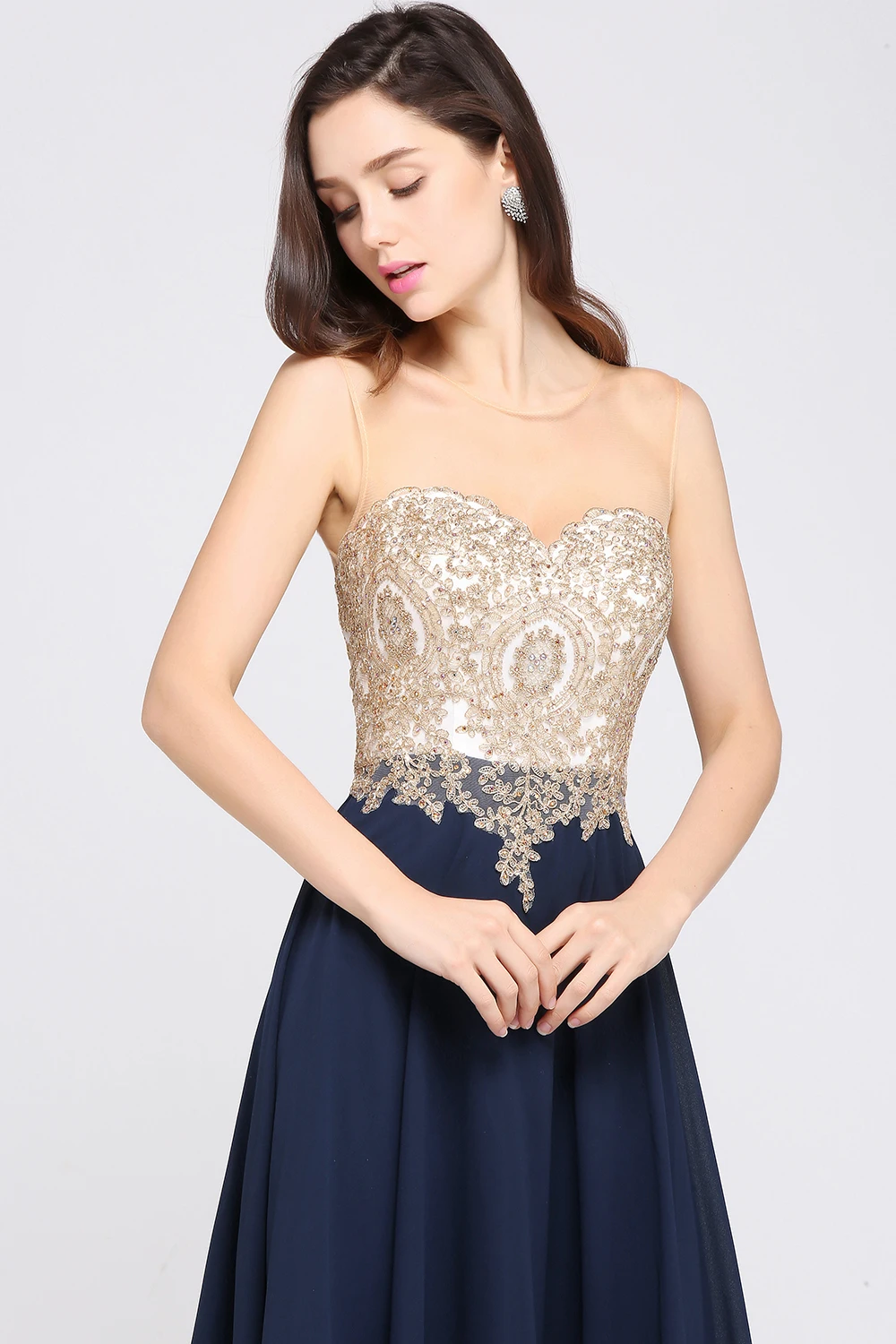 BABYONLINE 2025 Evening Dresses for Women Elegant Backless Robe de Soiree Sweetheart Appliques Long Wedding Party Prom Gowns