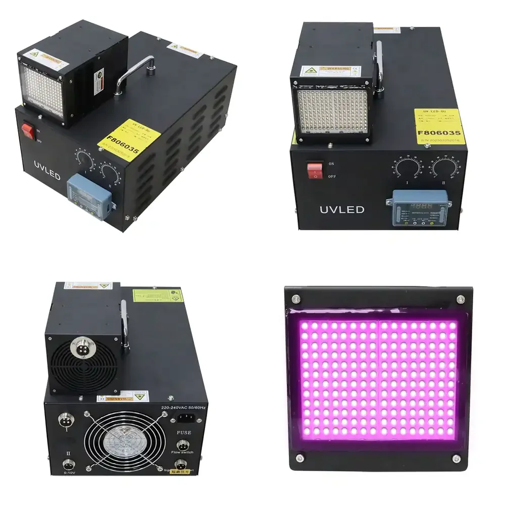 UV LED Curing System High Power LED UV Curing Light for Ricoh G5 G6 UV Inkjet Printer Pre Drying and Shadowless Adhesive