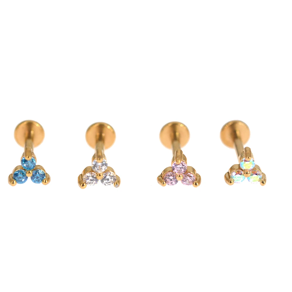 الجراحية الصلب Labret مسمار الشفاه ميدوسا حلقة الأذن الغضروف اللولب الزنمة الفص Concha ثقب القرط هيبوالرجينيك مجوهرات للجسم