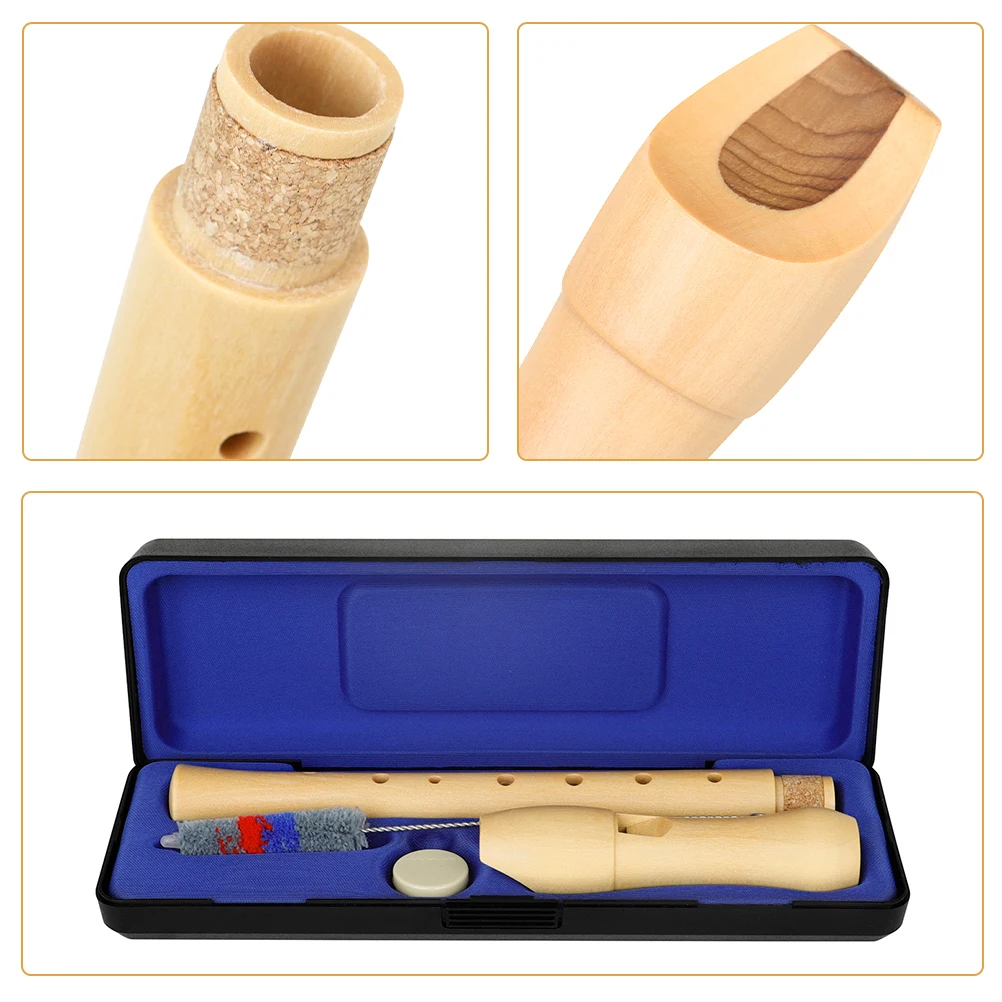 

1Set Beginner Clarinet Wooden 8-Hole Instrument Music Education Practice for Kids Classroom Teaching Piccolo