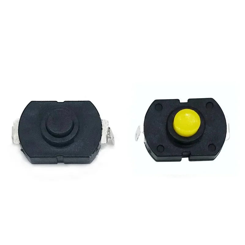 JOYING LIANG Flashlight On And Off 23C Pin Power Switch Self-Locking Button Switches 9.5mm High