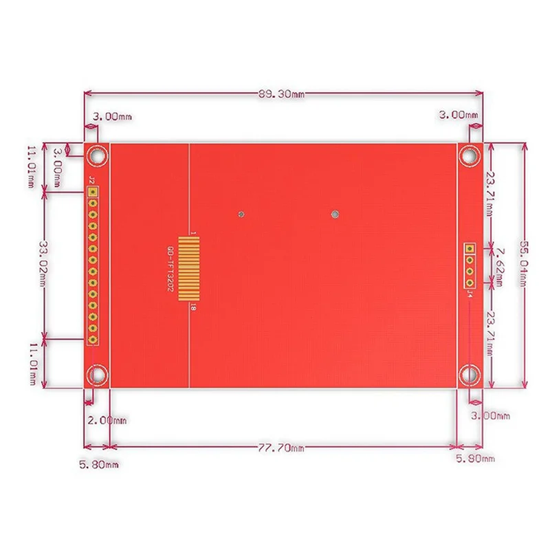 3,2-дюймовый ЖК-модуль SPI RGB 65K Цвет 240X320 TFT-модуль ILI9341 Соответствует 4 ввода-вывода 3,3 В (с сенсорным экраном MSP3218)