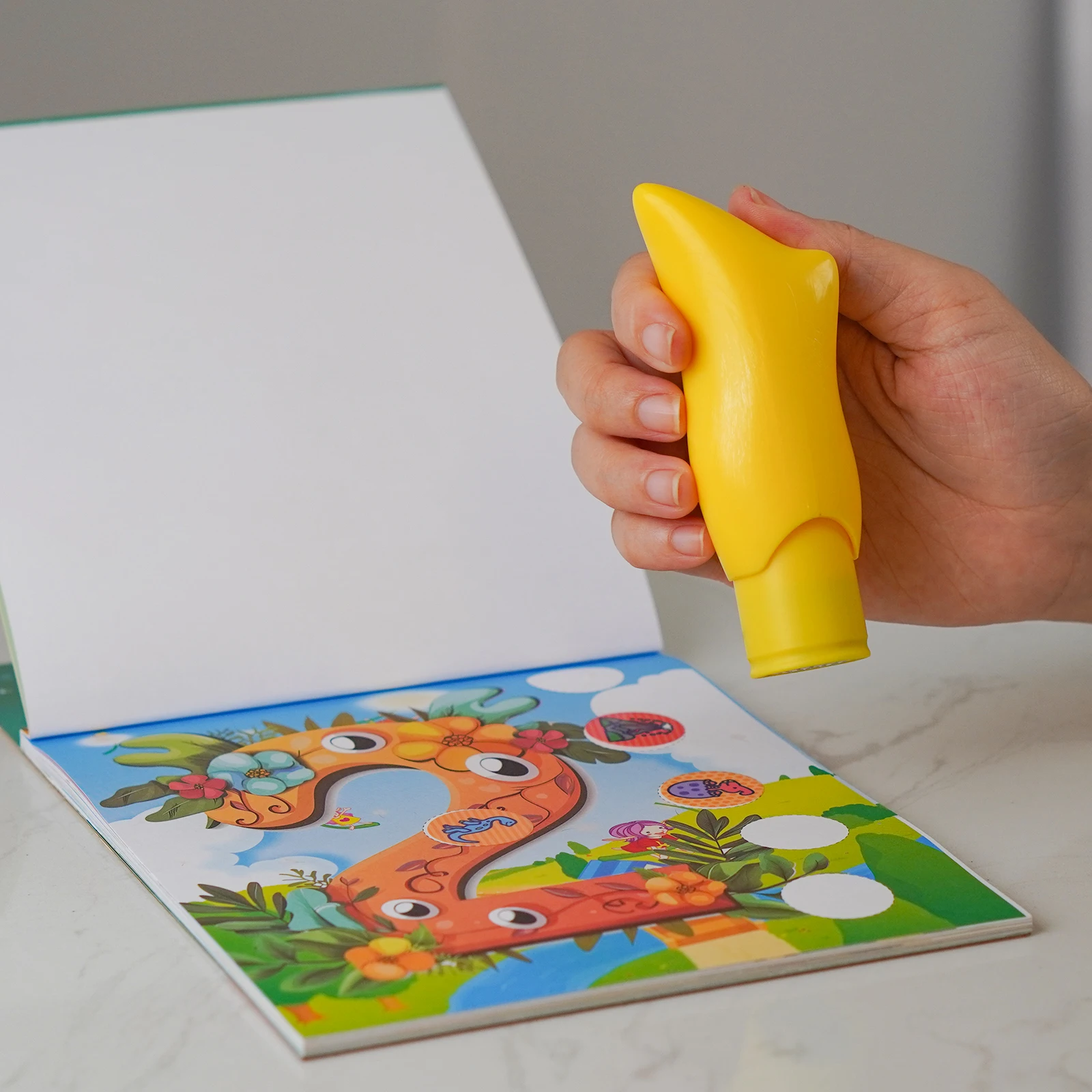 Sticker Stamper Met 600 Stickers Voor Kinderen, Knutselen Stickerboek Voor Peuters, Creatief Spel Reisspeelgoed Voor Meisjes Jongens