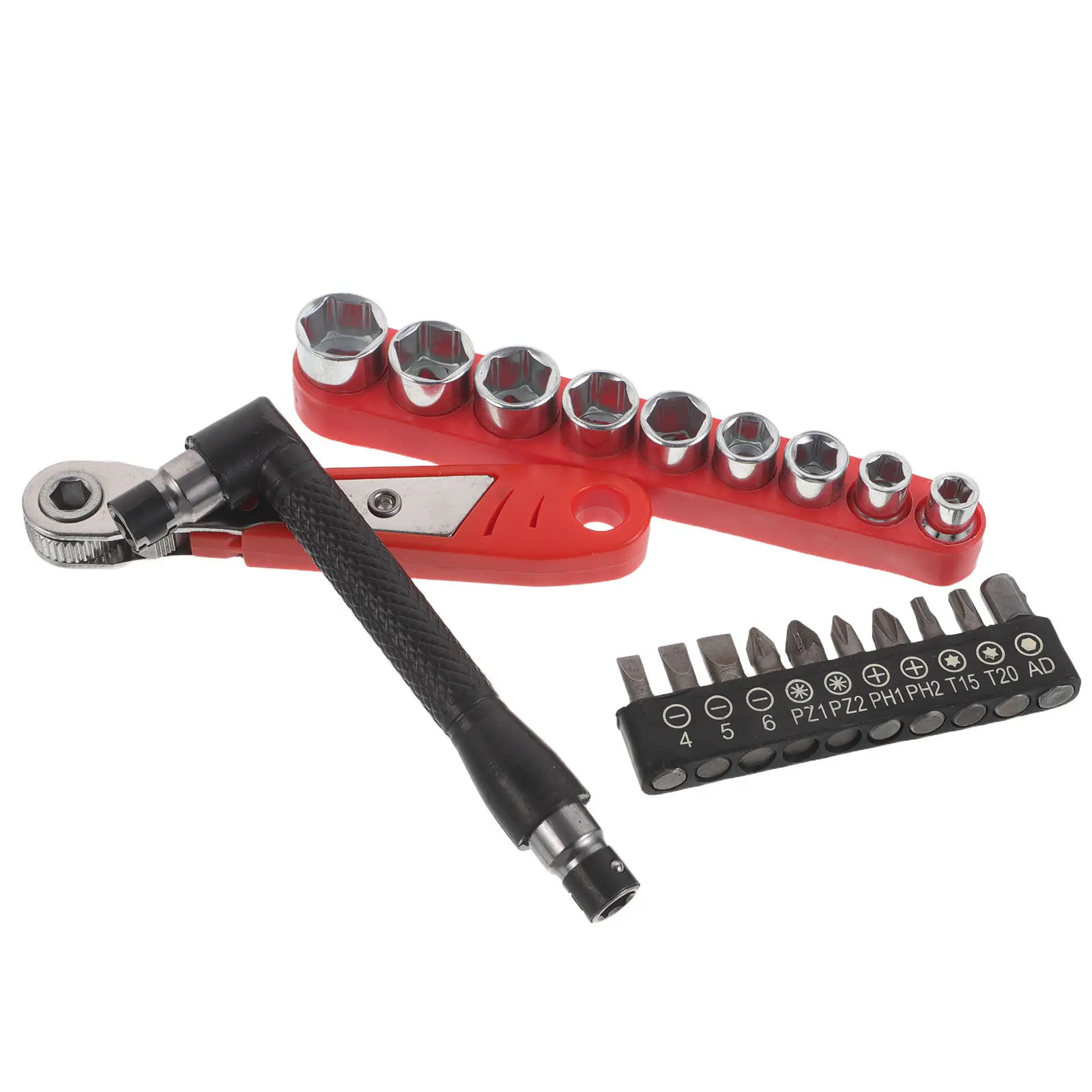 

1Set Precision Right Angle Ratcheting Screwdriver Set -Shaped Gear Wrench with Multi-Bit Socket Kit for Tight Spaces Hinge