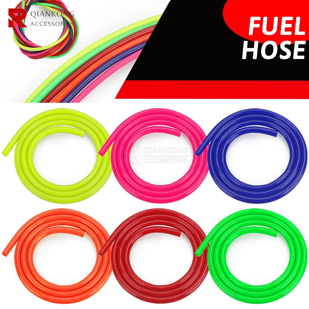 

Fuel Filter Motorbike Dirt Hose Line Petrol Pipe Fuel Gas Oil Tube Cafe Racer Colorful Motorcycle Parts 1M Universal Motorcycle