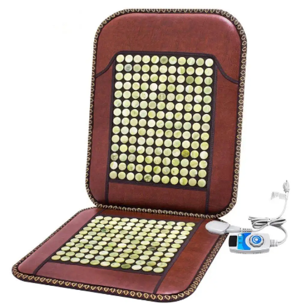 Hot Sell FIR Therapy Far Infrared Jade and Tourmaline Bed Heat Stone Mat FIR  Adjustable Temperature Infrared Heating Pad