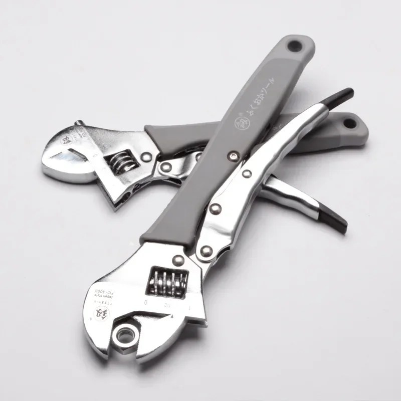 

Industrial Adjustable Wrench, Multifunctional, Heavy-Duty, Open End, Spanner, Maintenance, Disassembly, Hand Tools, 8 in, 10 in