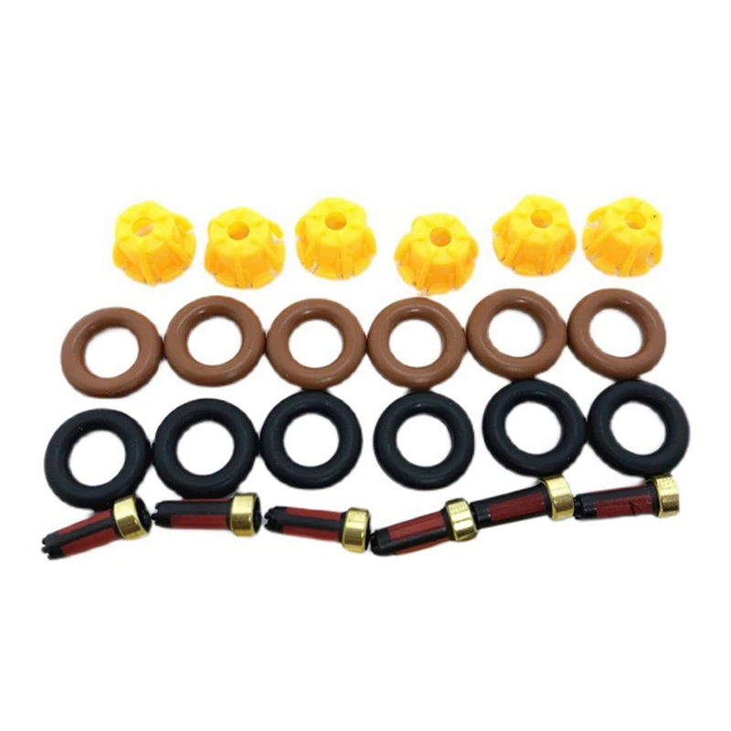 2X Fuel Injector Repair Kit 0280150440 13641703819 For -BMW E60 E39 520I 523I Car Replacement AY-RK004