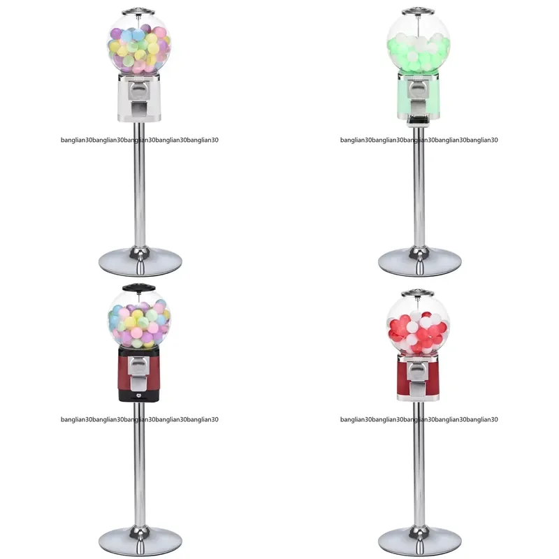 Vertical Pole Type Coin-Operated Egg-Twisting Toy Ball Machine for 5mm to 50mm Eggs for One-Yuan Coins