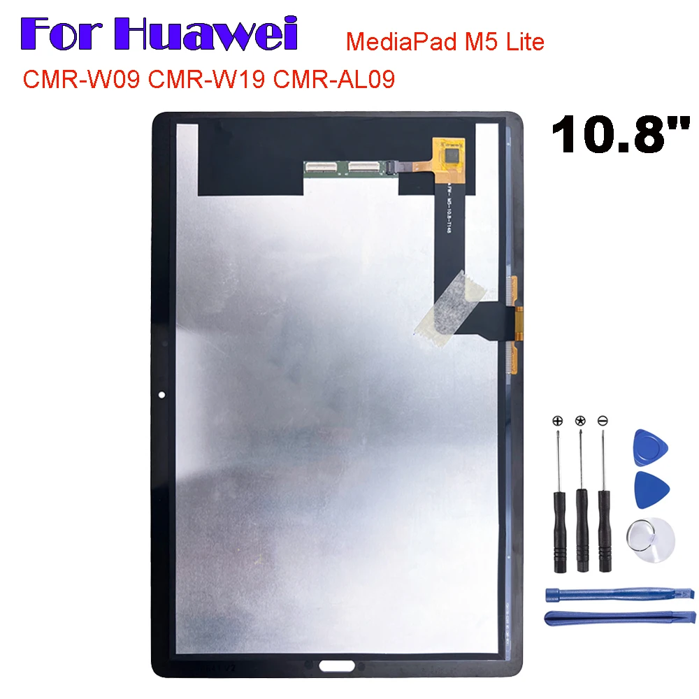 AAA + dla Huawei MediaPad M5 10.8 "CMR-W09 CMR-W19 CMR-AL09 wyświetlacz LCD ekran dotykowy Digitizer szklany montaż naprawa