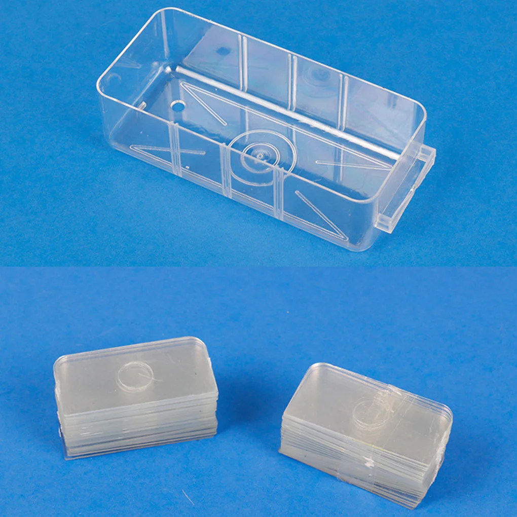 صندوق تخزين شفاف لسهولة الوصول إلى الملحقات الصغيرة متين. مجموعة واسعة من الاستخدامات يمكن أن تكون خضراء